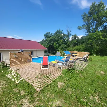 木屋 Le Bonheur Du Royans Chalet La Motte-Fanjas